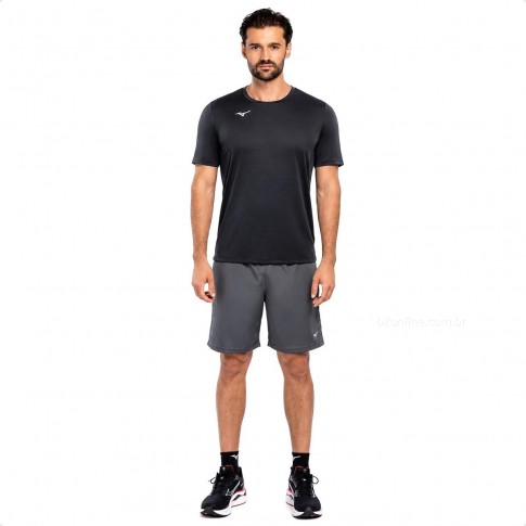 Camiseta Mizuno Energy 2.0 Masculina Preto