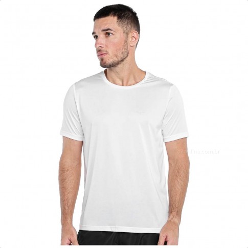 Camiseta Mizuno Energy Masculina Branco / Branco