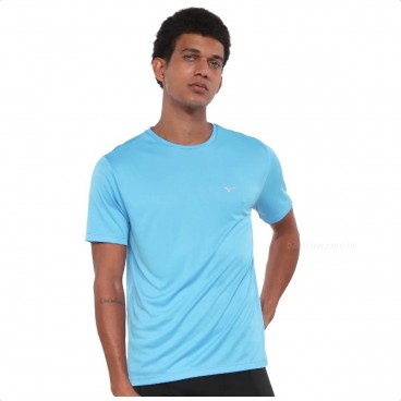 Camiseta Mizuno Nirvana Masculina Azul / Azul