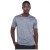 Camiseta Mizuno Treino Run Spark 2 Mescla Masculina Cinza / Marinho