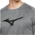 Camiseta Mizuno Treino Run Spark Mescla Masculina Cinza / Preto