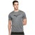Camiseta Mizuno Treino Run Spark Mescla Masculina Cinza / Preto