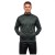 Conjunto Agasalho Mizuno II Training Masculino Cinza / Preto