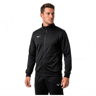 Conjunto Agasalho Mizuno II Training Masculino Preto