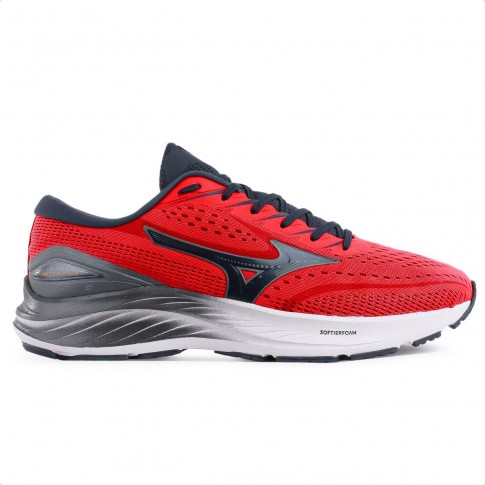 Tênis Mizuno Action 3 Masculino Vermelho / Preto