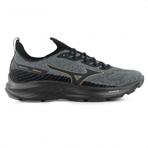 Tênis Mizuno Arrow Masculino Preto / Dourado