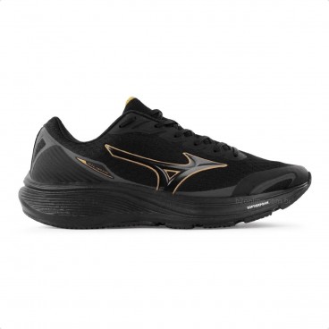 Tênis Mizuno Atlantis Masculino Preto / Amarelo