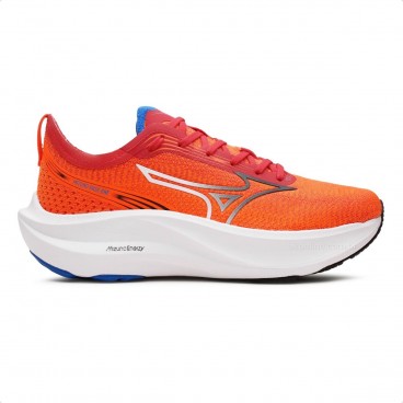 Tênis Mizuno Base One Masculino Laranja / Vermelho