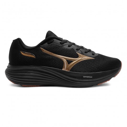 Tênis Mizuno Connect 2 Unissex Preto / Dourado