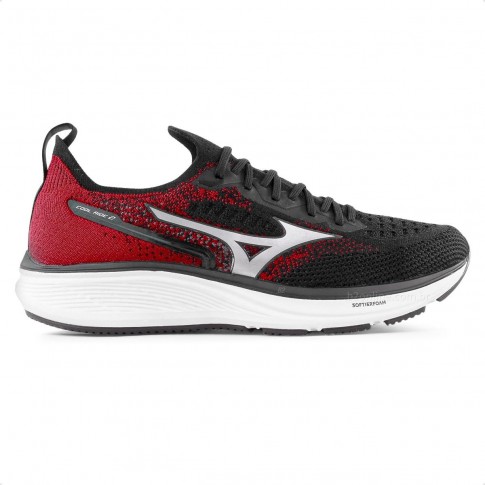 Tênis Mizuno Cool Ride 2 Masculino Preto / Vermelho