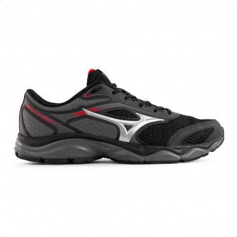 Tênis Mizuno Hawk 5 Masculino Preto / Vermelho