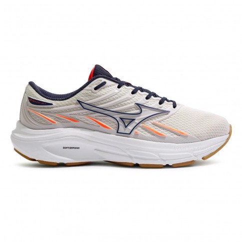 Tênis Mizuno Jet 8 Masculino Bege / Marinho