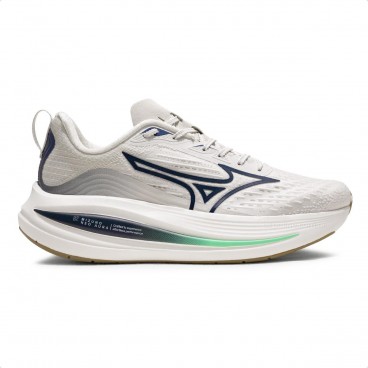 Tênis Mizuno Neo Aura Masculino Bege / Marinho