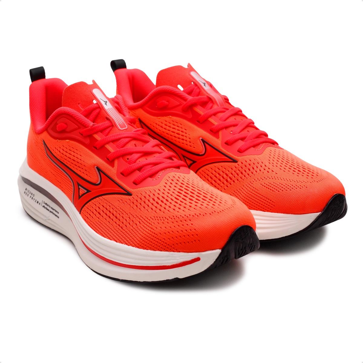 Tênis Mizuno Neo Pryzma Masculino Coral / Preto