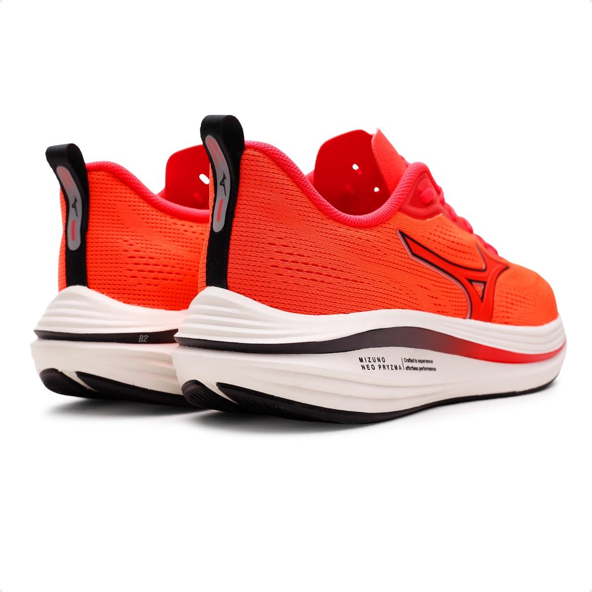 Tênis Mizuno Neo Pryzma Masculino Coral / Preto