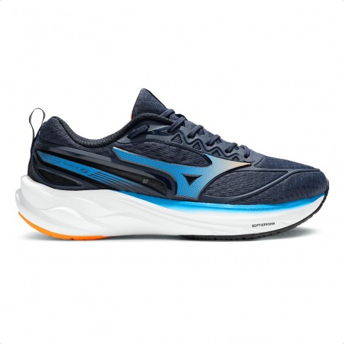 Tênis Mizuno Space 5 Masculino Marinho / Azul Claro