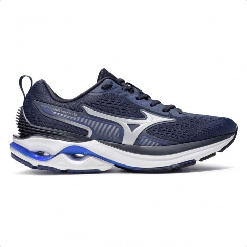 Tênis Mizuno Wave Dynasty 6 Masculino Marinho / Preto