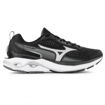 Tênis Mizuno Wave Dynasty 6 Masculino Preto / Cinza