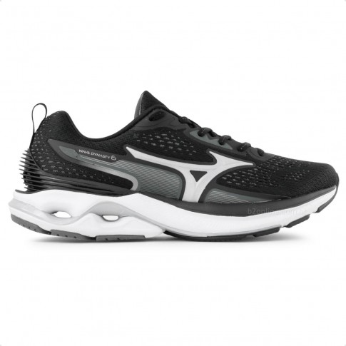 Tênis Mizuno Wave Dynasty 6 Masculino Preto / Cinza