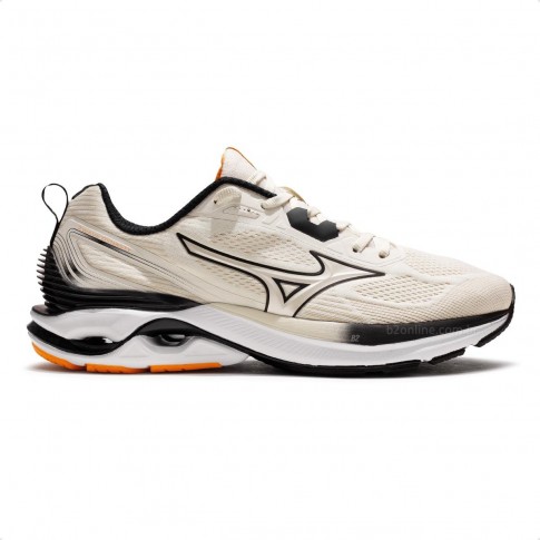 Tênis Mizuno Wave Dynasty 7 Masculino Bege / Preto
