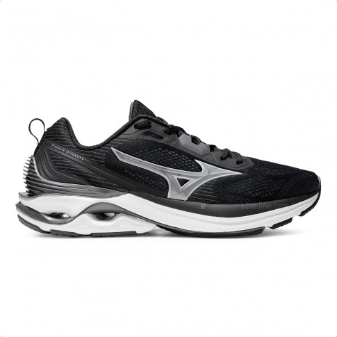 Tênis Mizuno Wave Dynasty 7 Masculino Preto / Branco