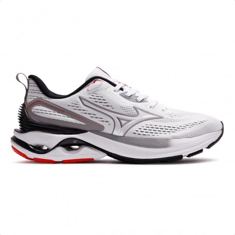 Tênis Mizuno Wave Dynasty 8 Masculino Branco / Cinza