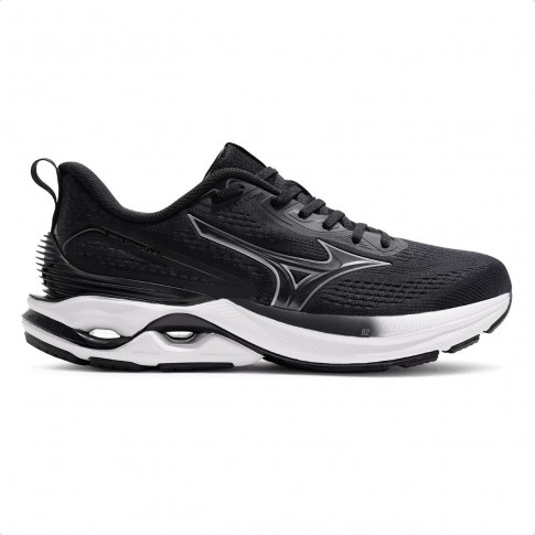 Tênis Mizuno Wave Dynasty 8 Masculino Preto / Branco