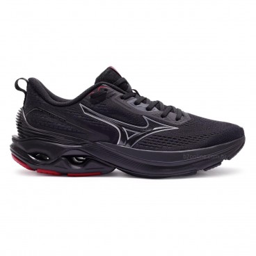 Tênis Mizuno Wave Dynasty 8 Masculino Preto / Preto