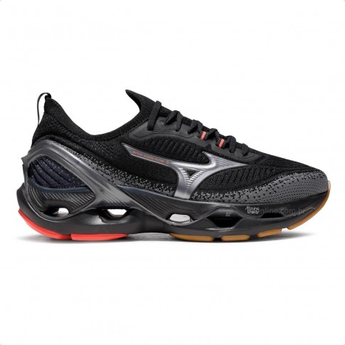 Tênis Mizuno Wave Endeavor 3 Masculino Preto / Vermelho