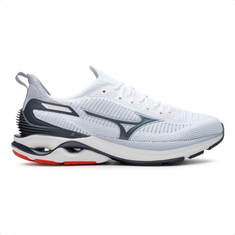 Tênis Mizuno Wave Mirai 7 Masculino Azul Claro / Cinza