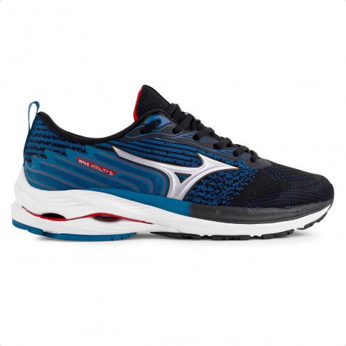 Tênis Mizuno Wave Vitality 5 Masculino Preto / Azul