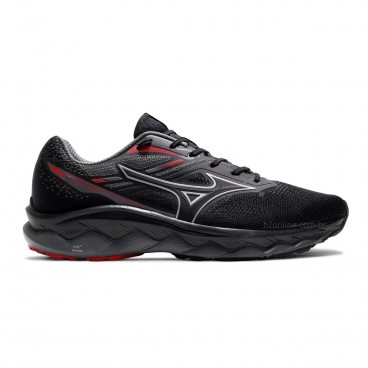 Tênis Mizuno Wave Way 5 Masculino Preto / Chumbo