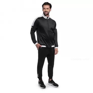 Conjunto Agasalho Mizuno Root IIIM Masculino Preto / Branco