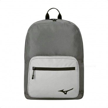 Mochila Mizuno Basic Unissex Cinza / Preto