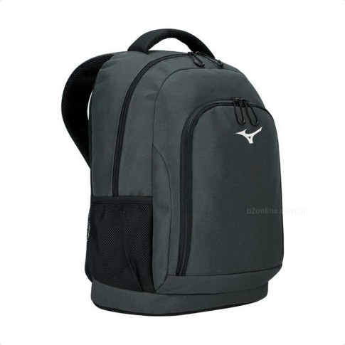 Mochila Mizuno Be Lisa Unissex Cinza Escuro / Preto