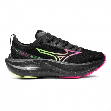 Tênis Mizuno Base One Unissex Preto / Rosa