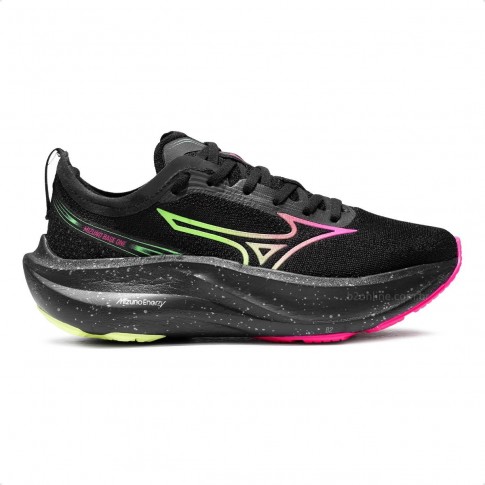 Tênis Mizuno Base One Unissex Preto / Rosa