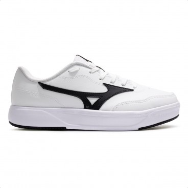 Tênis Mizuno City Wall Unissex Branco / Preto