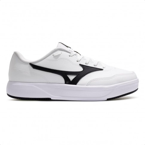 Tênis Mizuno City Wall Unissex Branco / Preto