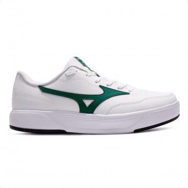 Tênis Mizuno City Wall Unissex Branco / Verde