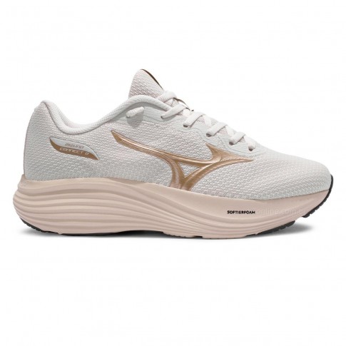 Tênis Mizuno Connect 2 Unissex Bege / Cinza Claro