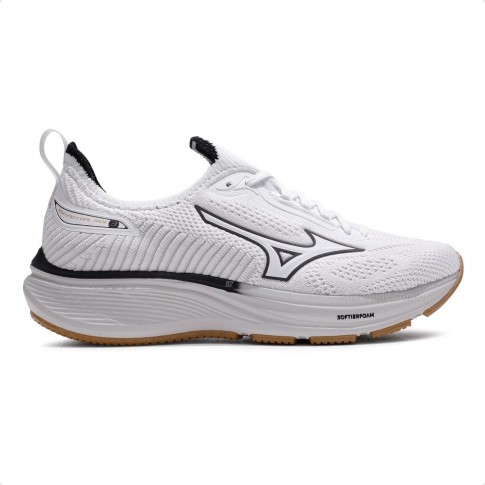 Tênis Mizuno Cool Ride 3 Unissex Branco / Preto