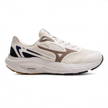 Tênis Mizuno Hawk 6 Unissex Bege / Preto