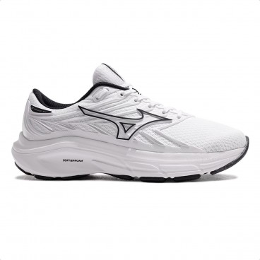 Tênis Mizuno Jet 8 Unissex Branco / Preto