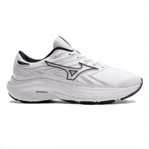 Tênis Mizuno Jet 8 Unissex Branco / Preto