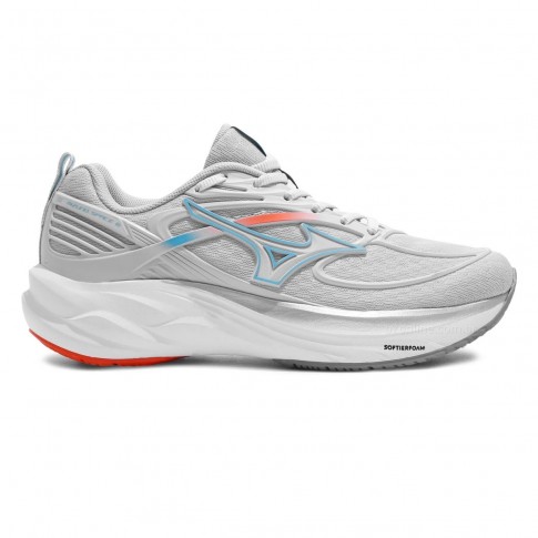 Tênis Mizuno Space 6 Unissex Cinza / Azul Claro