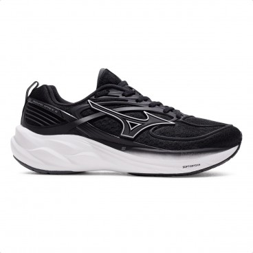 Tênis Mizuno Space 6 Unissex Preto / Branco