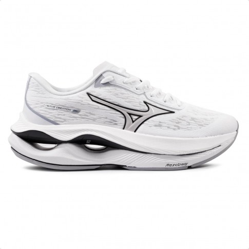 Tênis Mizuno Wave Creation 26 Unissex Branco / Cinza