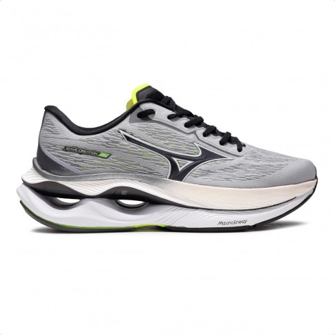 Tênis Mizuno Wave Creation 26 Unissex Cinza / Preto
