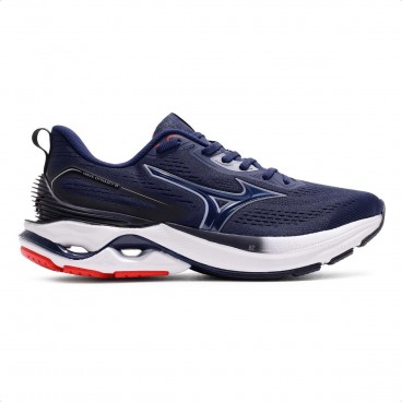 Tênis Mizuno Wave Dynasty 8 Unissex Azul / Marinho